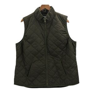 Old Navy Womens Quilted Puffer Vest XL Olive Lightweight Casual Layer Outdoor